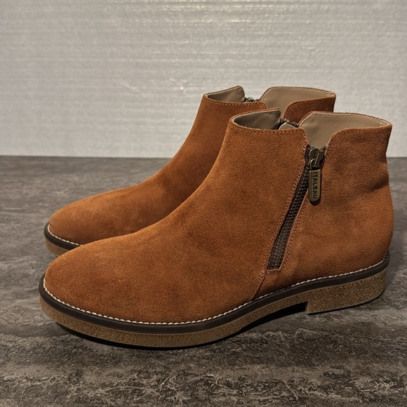 ITALEAU Waterproof Foliana Booties Cognac. Size 38.5 - Picture 2 of 8